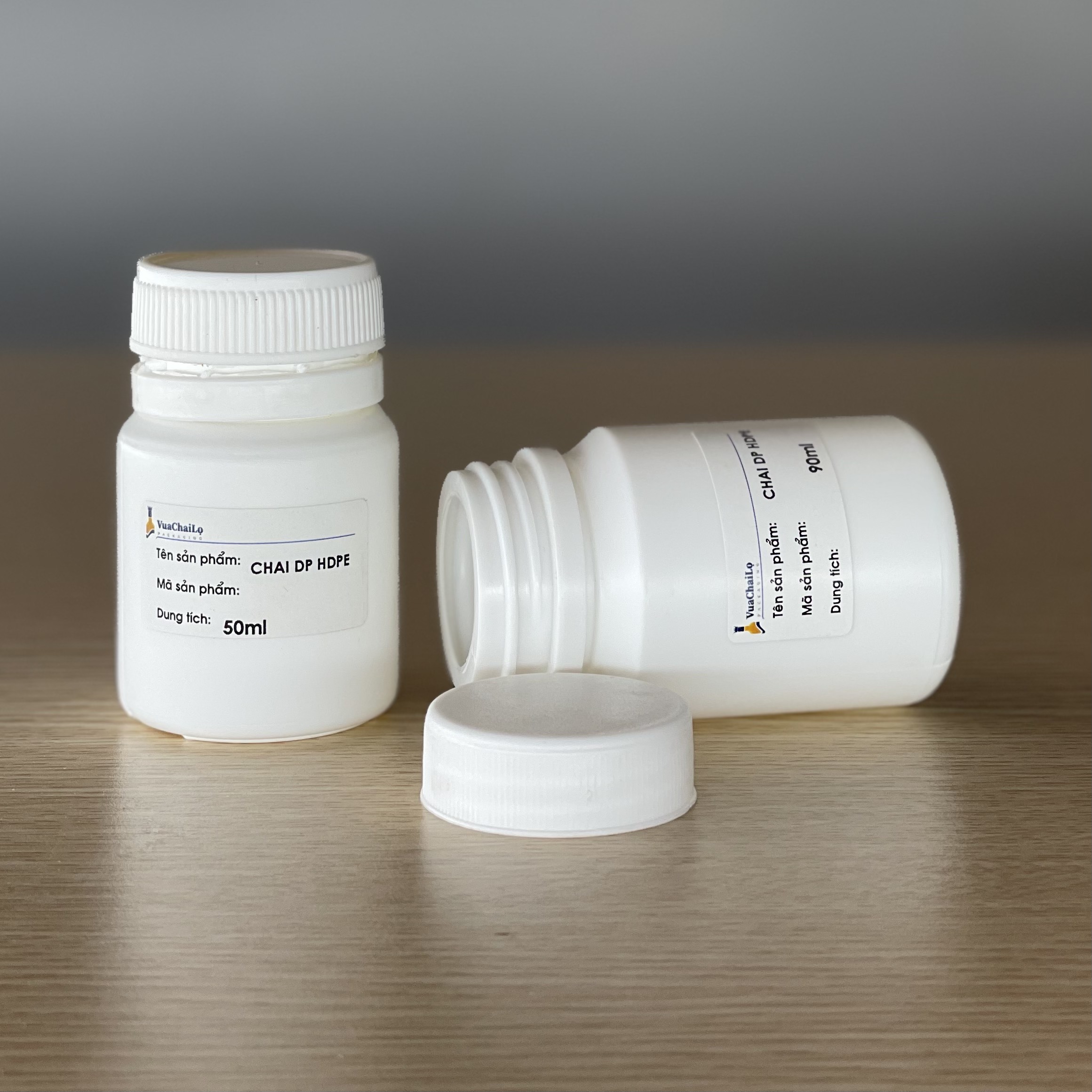 Chai Dược Phẩm Nhựa HDPE 50ml và 90ml