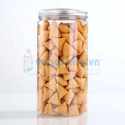 Hũ Nhựa PET Nắp Nhôm 900ml