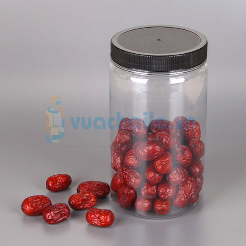 Hũ Nhựa PET Nắp Nhôm Phi 89mm