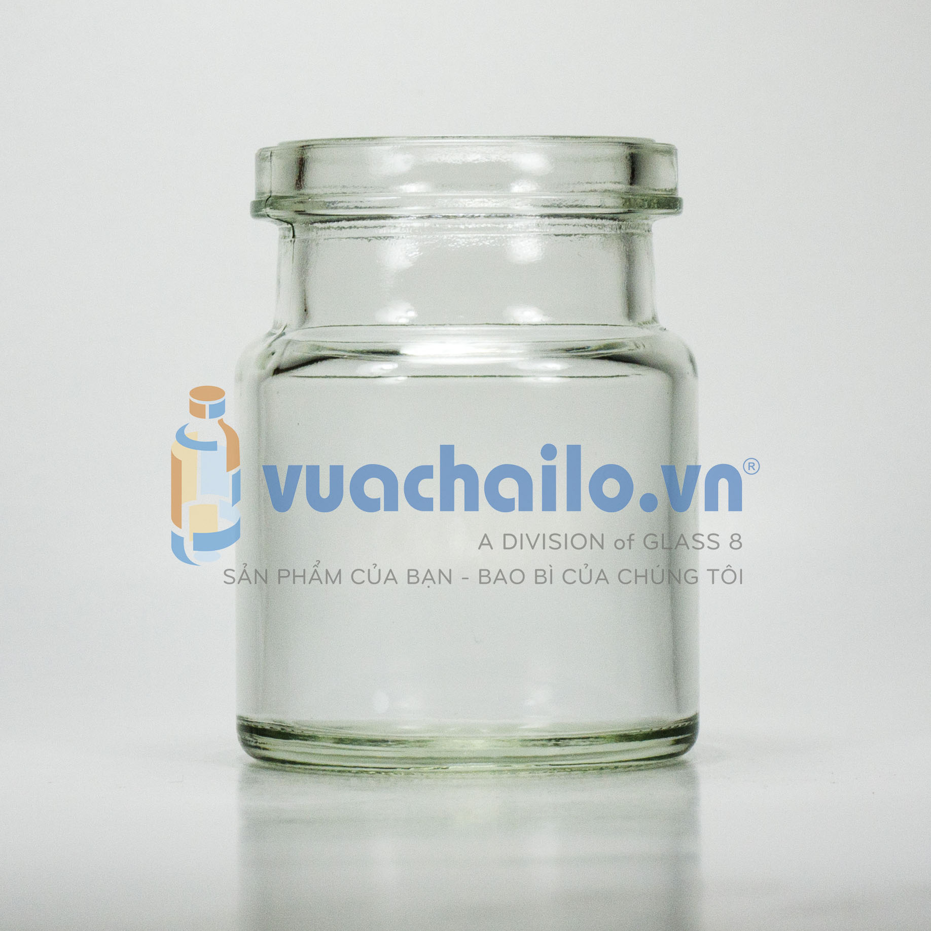 Hũ Yến Thủy Tinh 70ml Dạng Nắp Siết