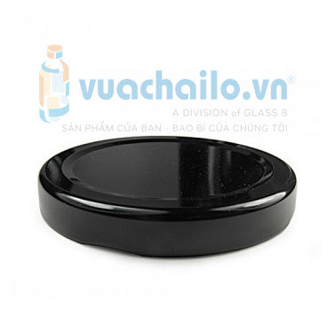 NẮP THIẾC LỌ THỦY TINH MÀU ĐEN Φ 70MM
