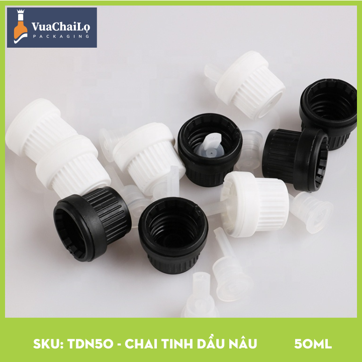 Chai Tinh Dầu Nâu 50ml