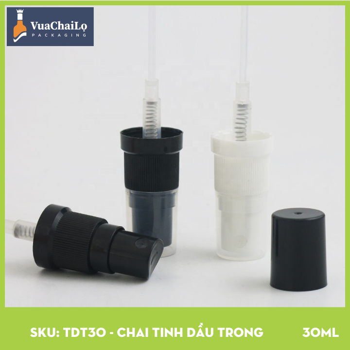 Chai Tinh Dầu Trắng 30ml