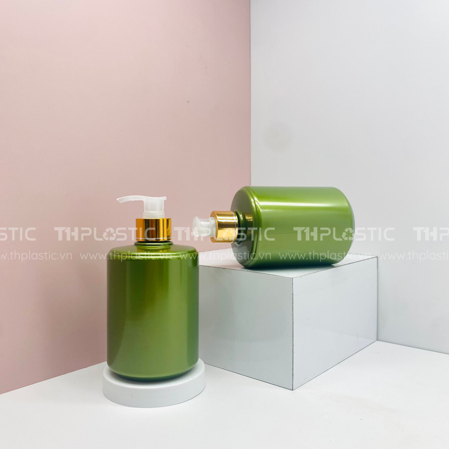 Chai Nhựa Dáng Trụ Thấp 500ML