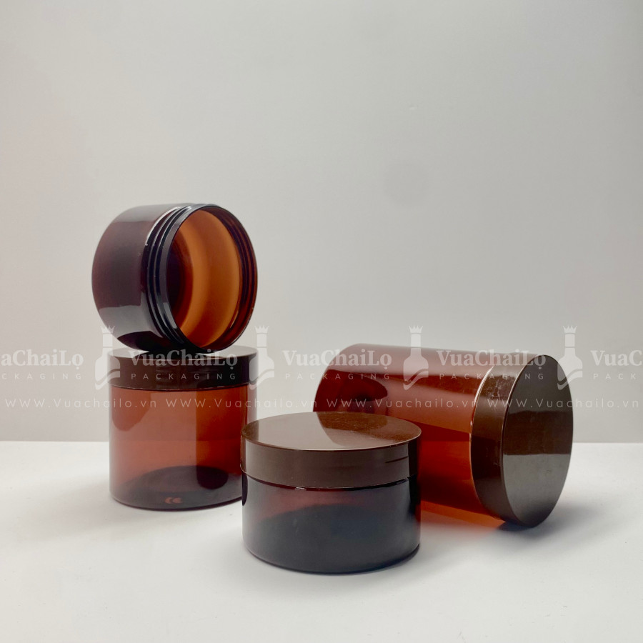 Hũ Nhựa PET Nâu 750ML
