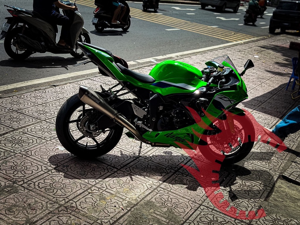Kawasaki Ninja ZX-6R dán PPF TPU tại Sài Gòn Độ Xe