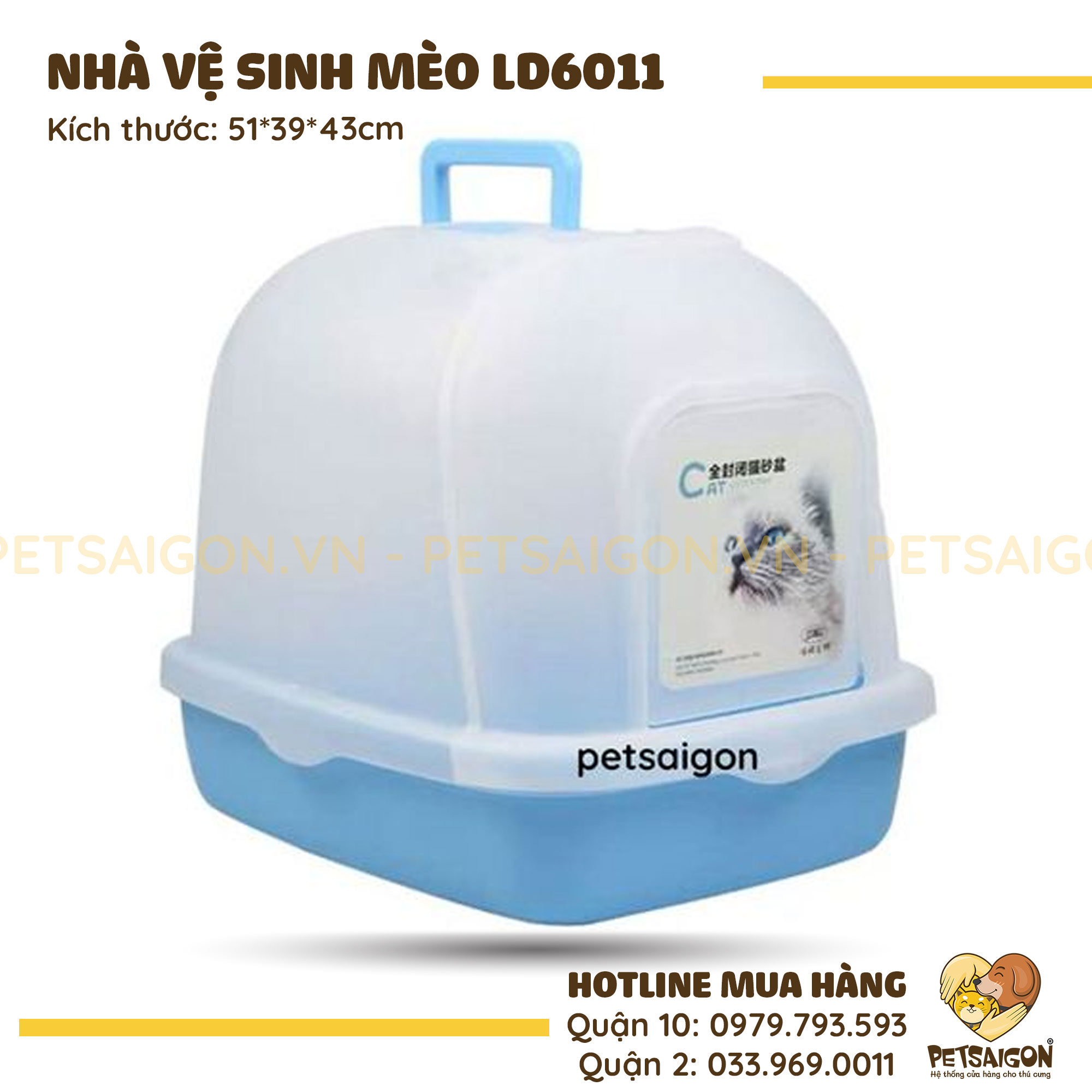 nhà vệ sinh mèo LD6011