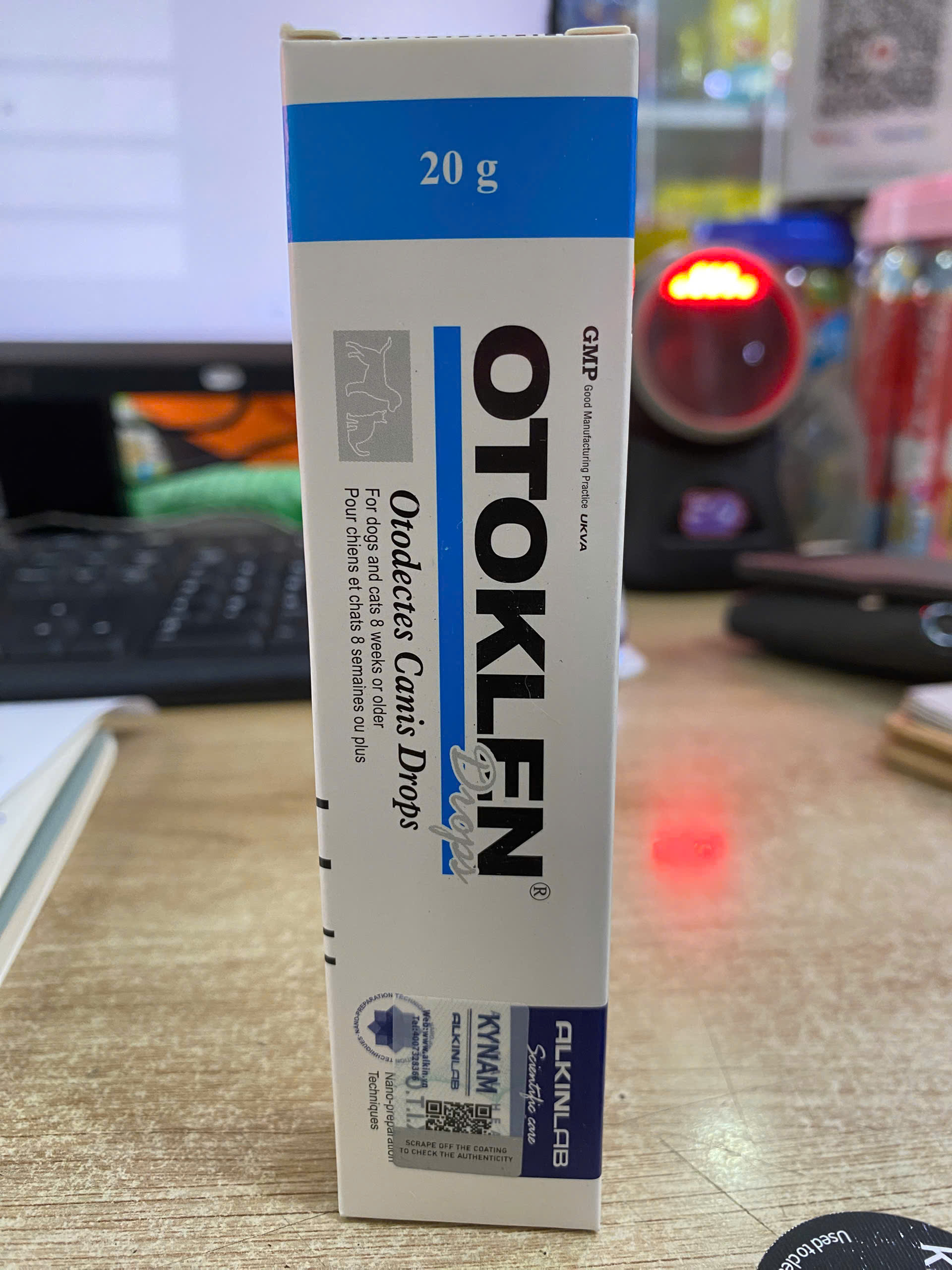Nhỏ tai Otoklen