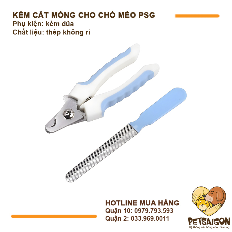 Kềm Cắt Móng Cho Chó Mèo Kèm Dũa PSG