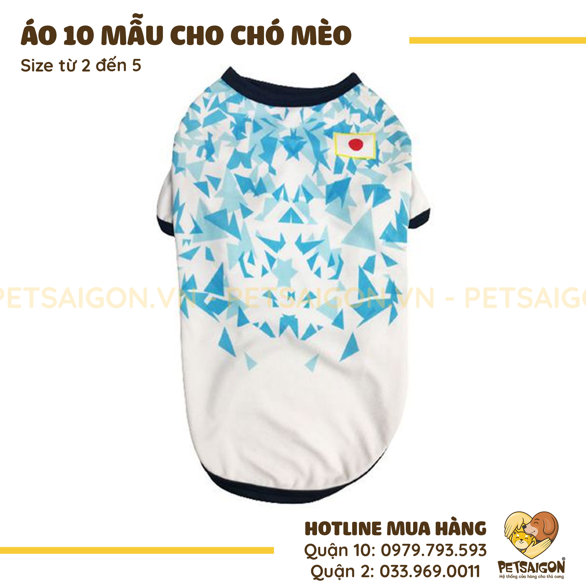 Áo Cho Chó Mèo Nhiều Mẫu