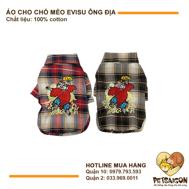 Áo Cho Chó Mèo Evisu Ông Địa