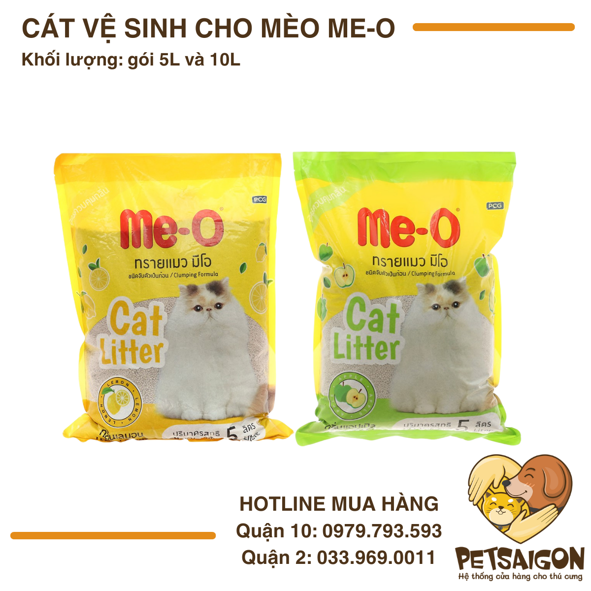 Cát Vệ Sinh Cho Mèo Me-O