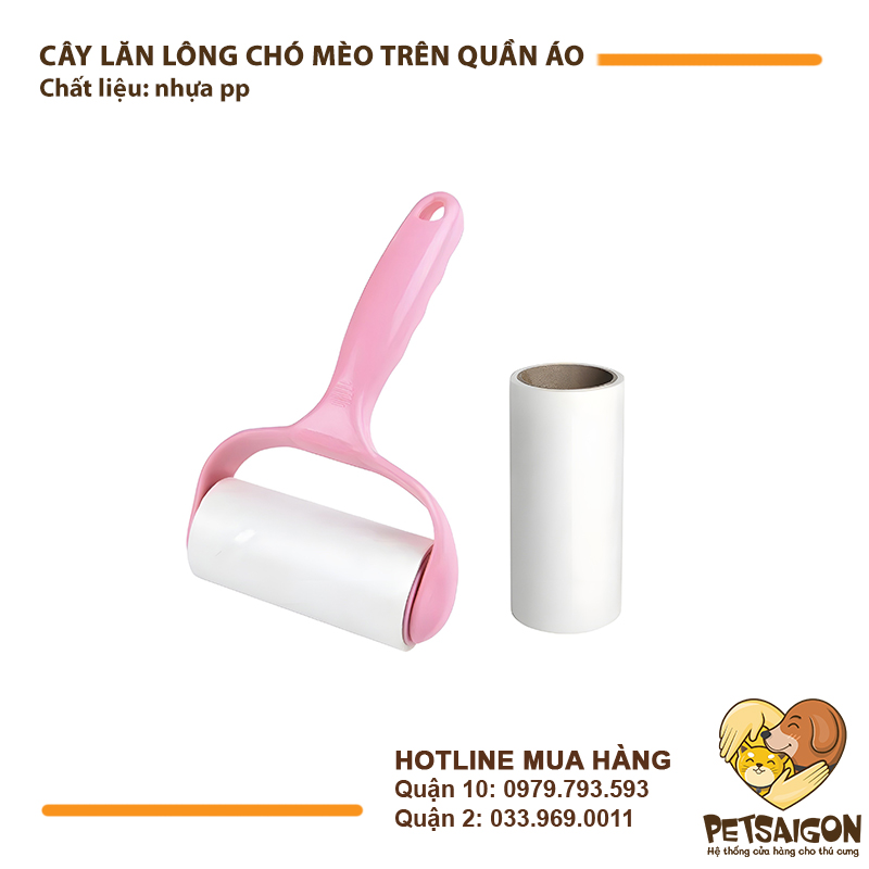 Cây Lăn Lông Chó Mèo Bám Trên Quần Áo