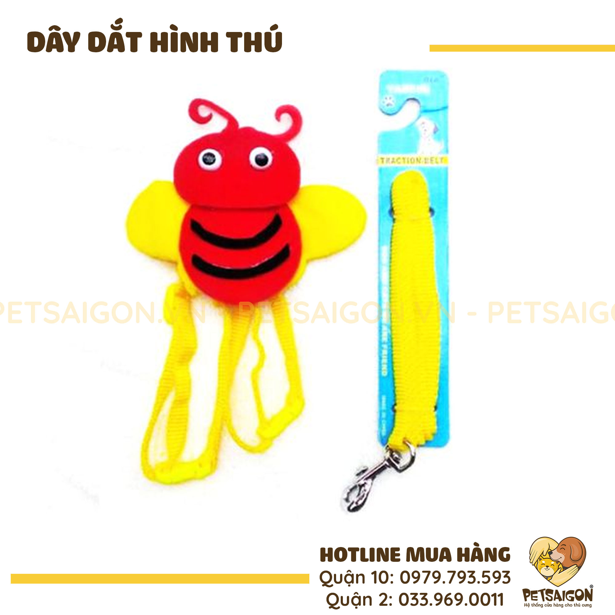 Dây Dắt Hình Thú Cho Chó Mèo