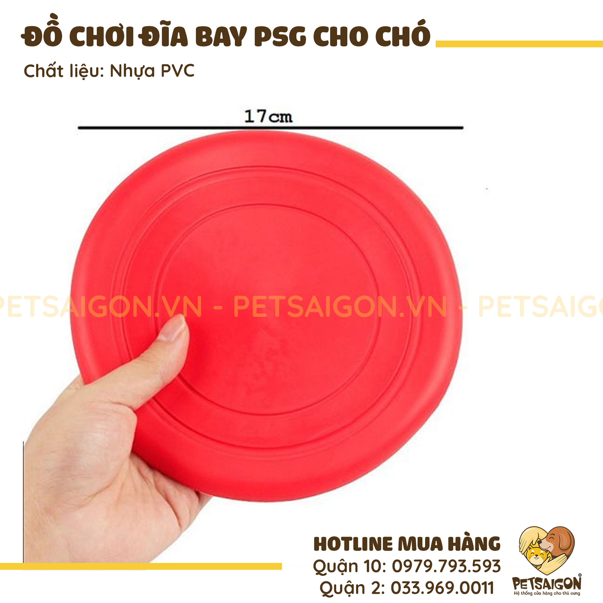 Đồ Chơi Cho Chó Hình Đĩa Bay PSG