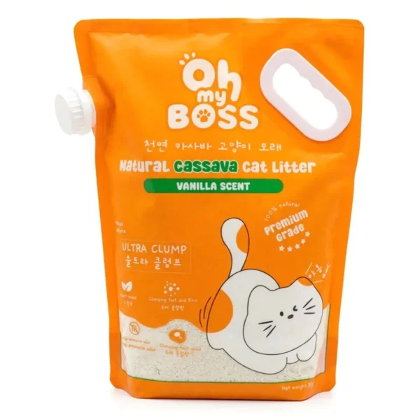 Cát Sắn Tự Nhiên Cho Mèo OhMyBoss - 2.5kg