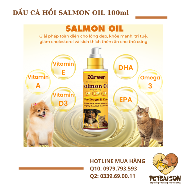 DẦU CÁ HỒI SALMON OIL (100ml)