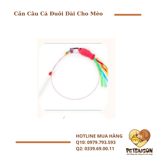 Cần Câu Cá Đuôi Dài Cho Mèo