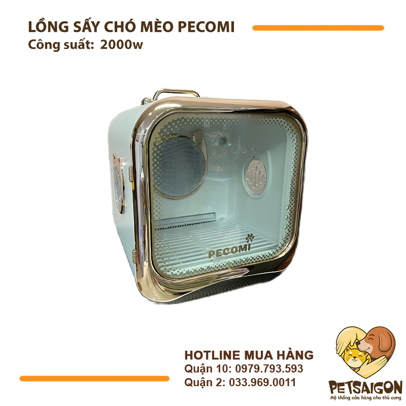 Lồng Sấy Chó Mèo Pecomi
