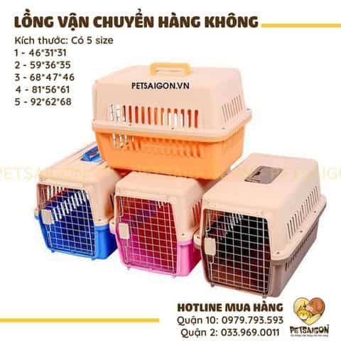 Lồng Vận Chuyển Chó Mèo Đạt Chuẩn Hàng Không