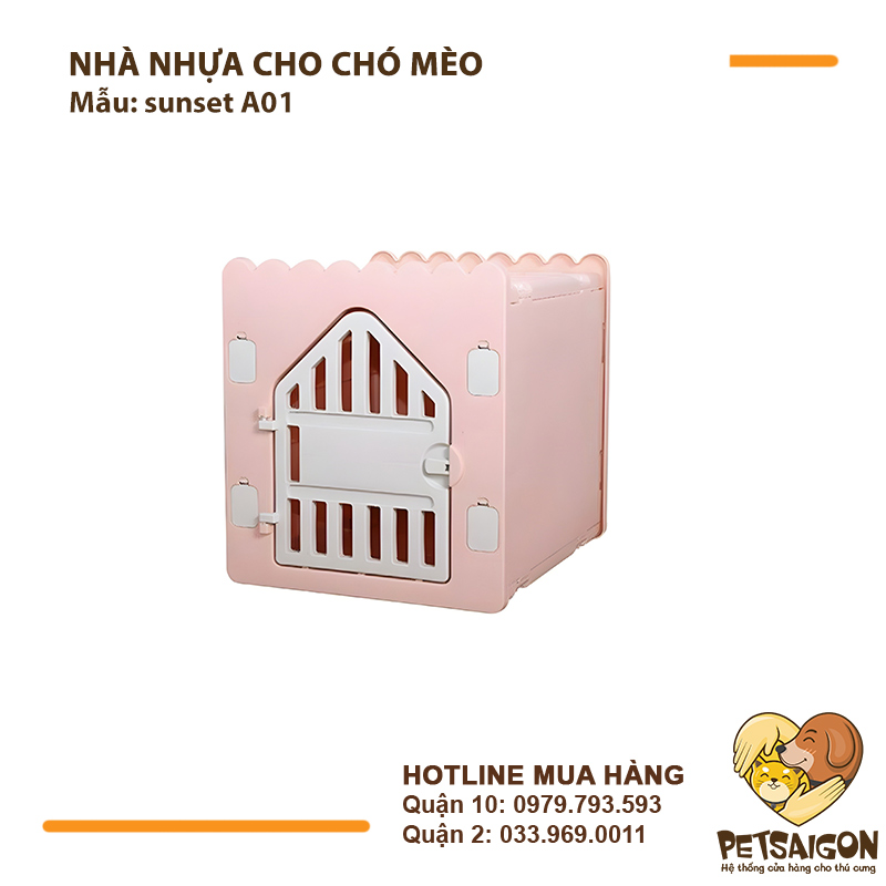 Nhà Cho Chó Mèo Bằng Nhựa