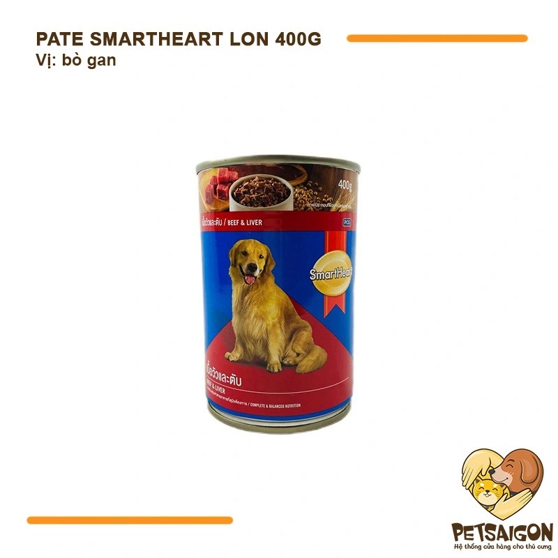 Pate Cho Chó Smartheart Lon 400G
