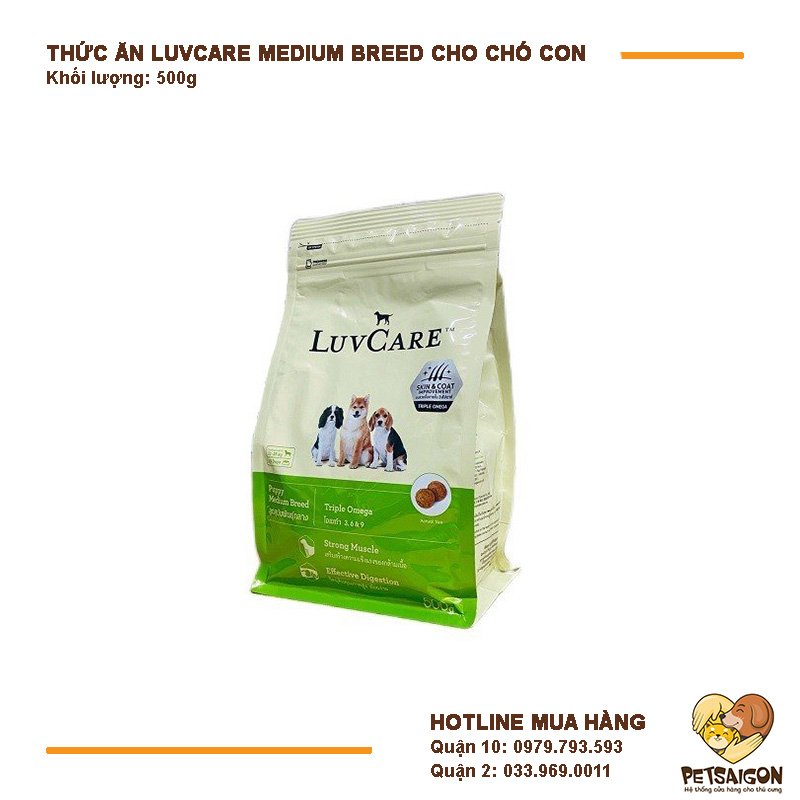 Thức Ăn Cho Chó Giống Trung LuvCare Medium Breed
