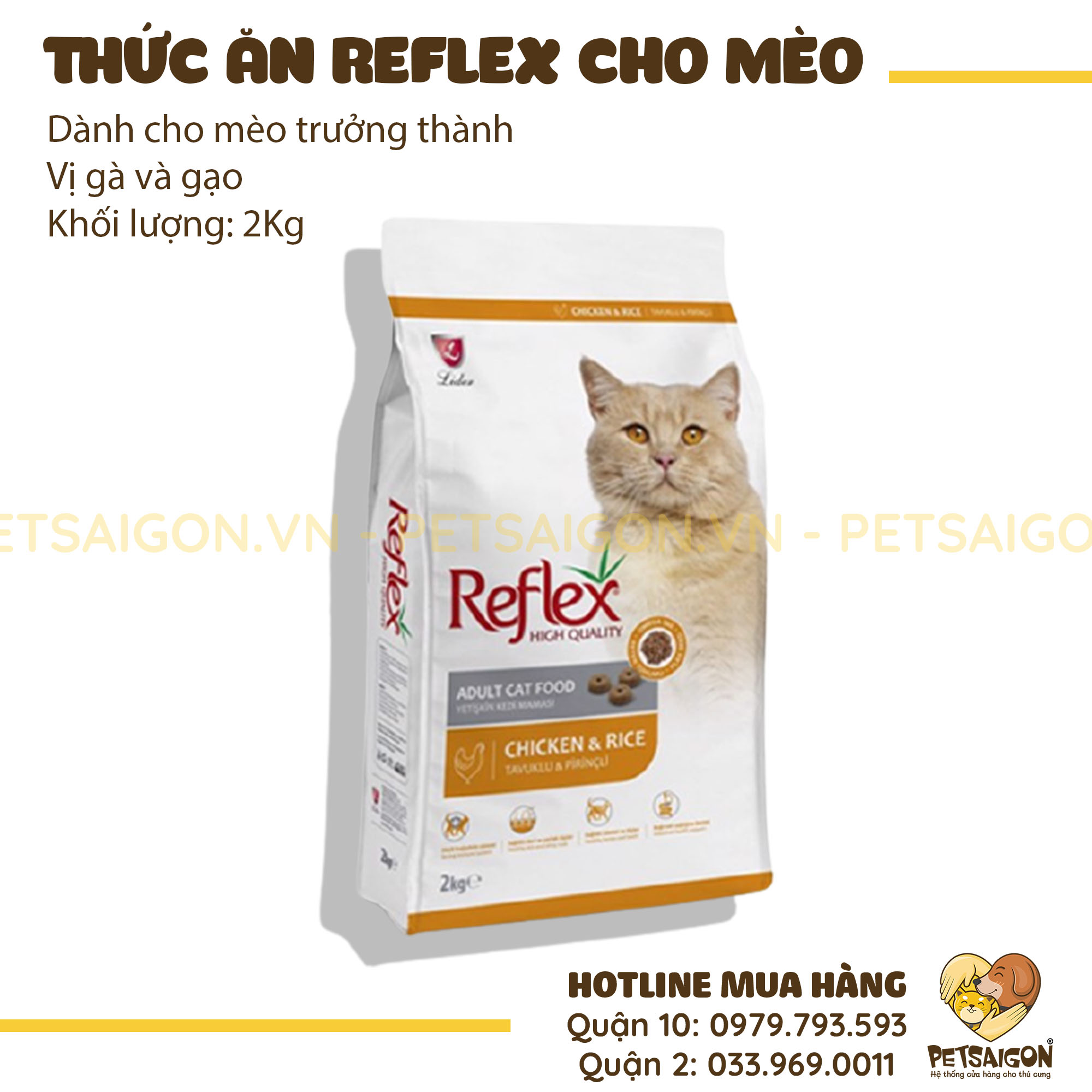 Thức Ăn Cho Mèo Reflex