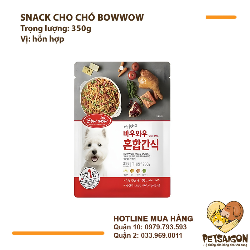 Bánh Thưởng Cho Chó Snack Bowwow
