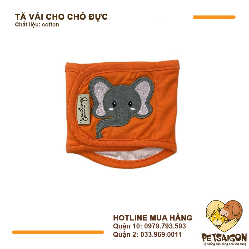 Tã Cho Chó Đực Bằng Vải
