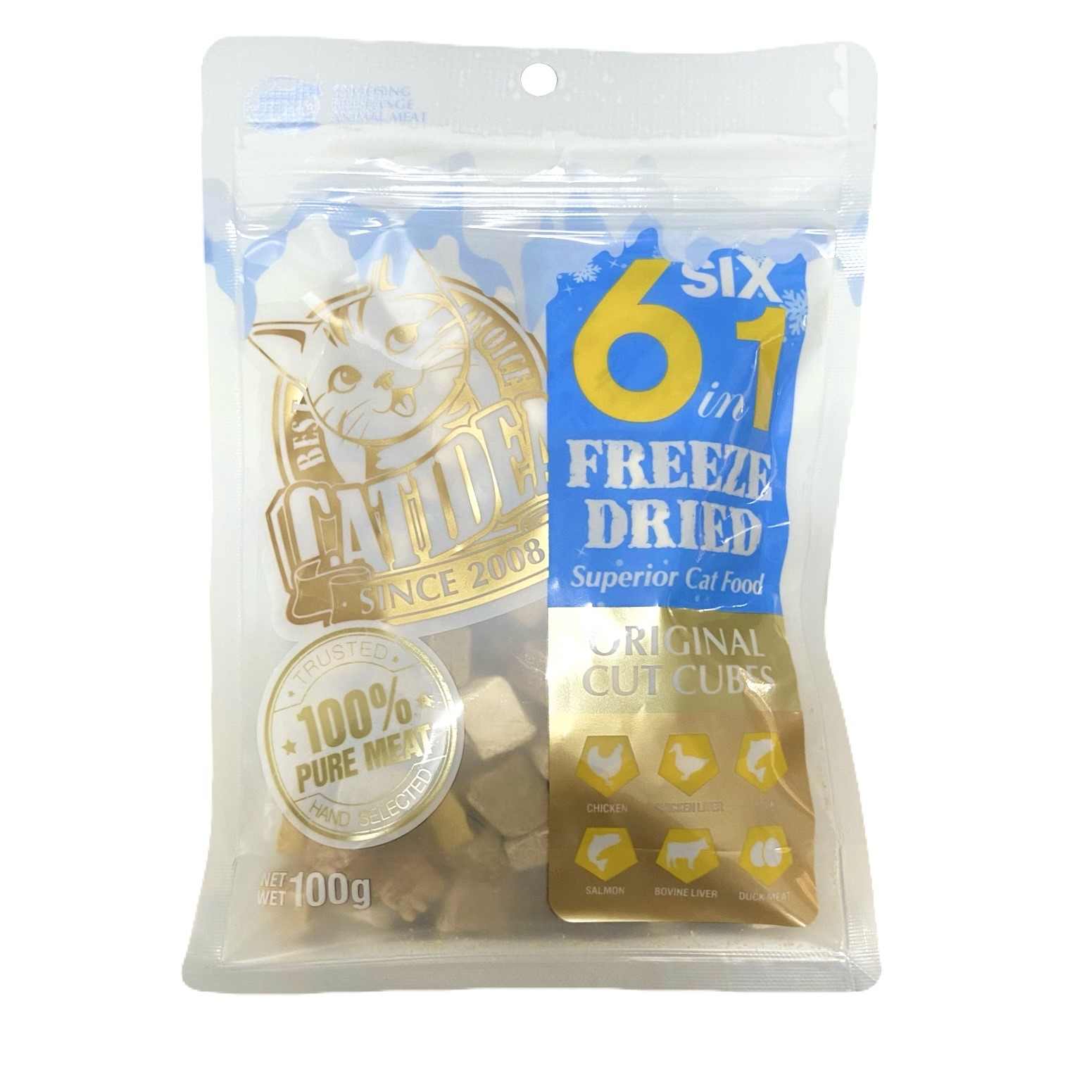 Thức Ăn Thịt Tươi Sấy Thăng Hoa Cho Mèo Catidea