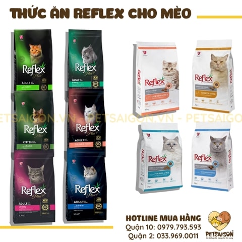 Thức Ăn Cho Mèo - Thức Ăn Hạt Reflex Cho Mèo.