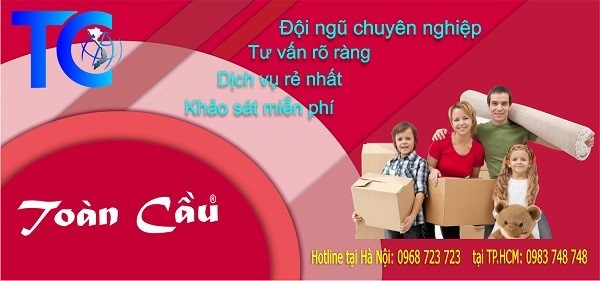 Toàn Cầu sẽ mang đến dịch vụ với giá rẻ nhất tại TPHCM