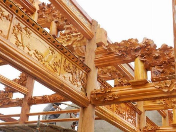 Xây dựng nhà gỗ kẻ truyền 3 gian có gì khó?