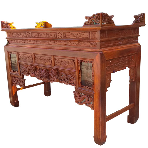Tủ thờ gỗ tự nhiên đẹp thường sử dụng những loại gỗ nào?