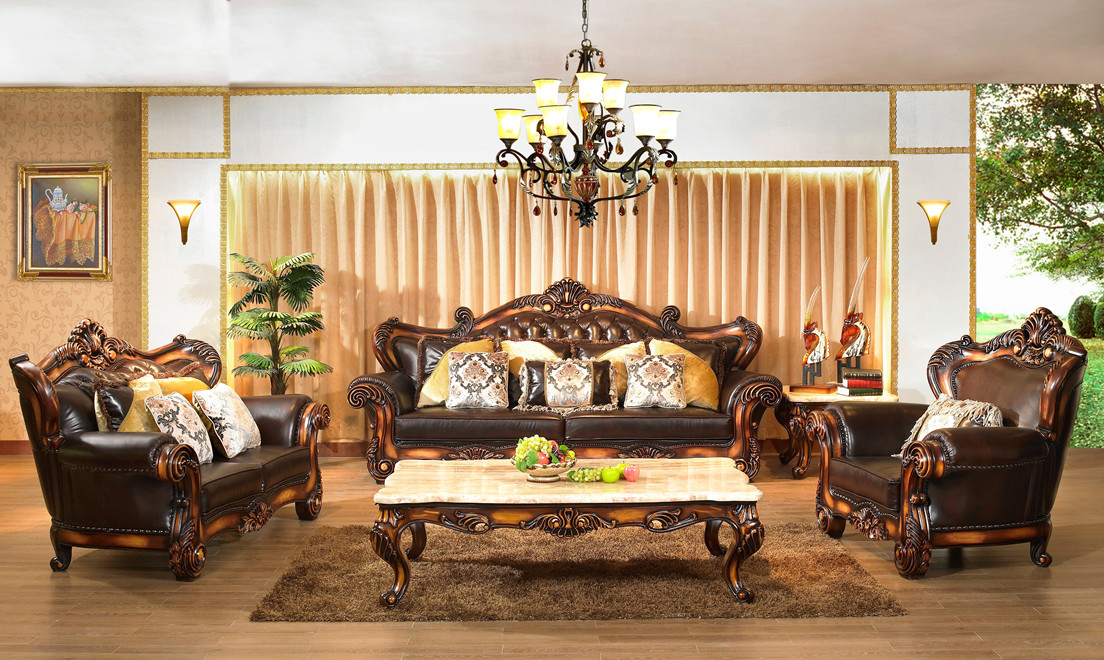 bàn ghế phòng khách tân cổ điển