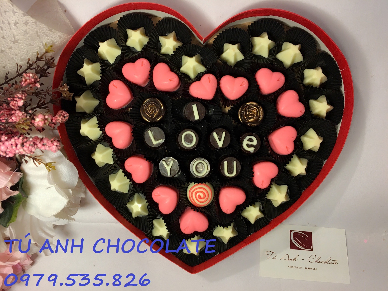 Hình ảnh mẫu socola valentine có ngăn sang choảnh nhất 2018