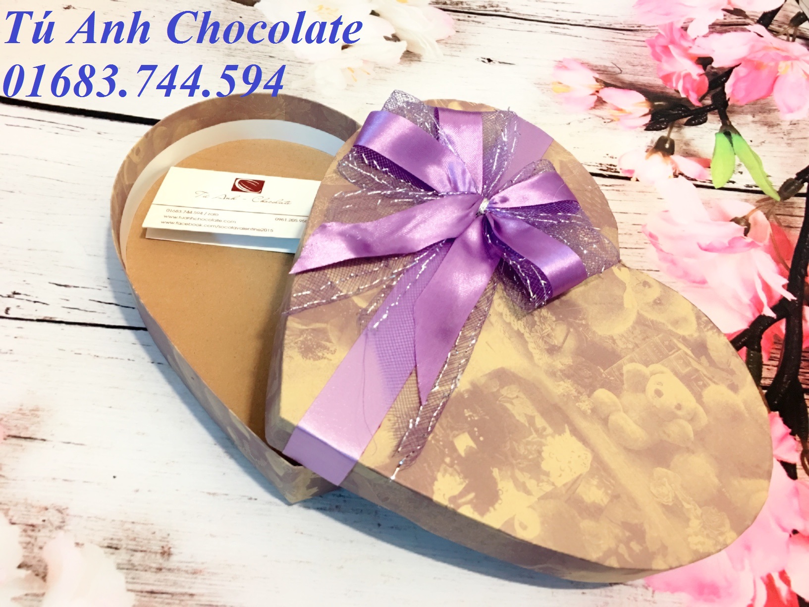 Hộp đựng socola valentine cực rẻ
