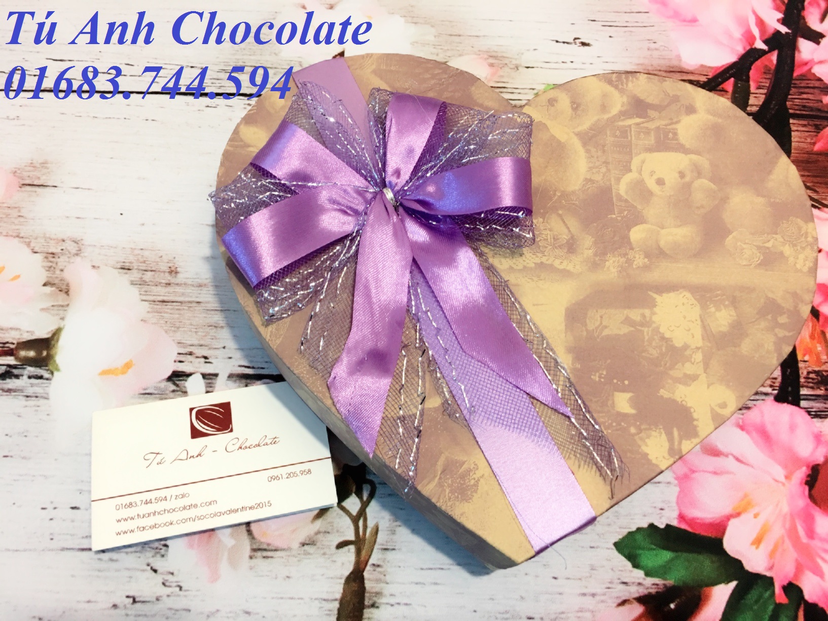 Hộp đựng socola valentine cực rẻ