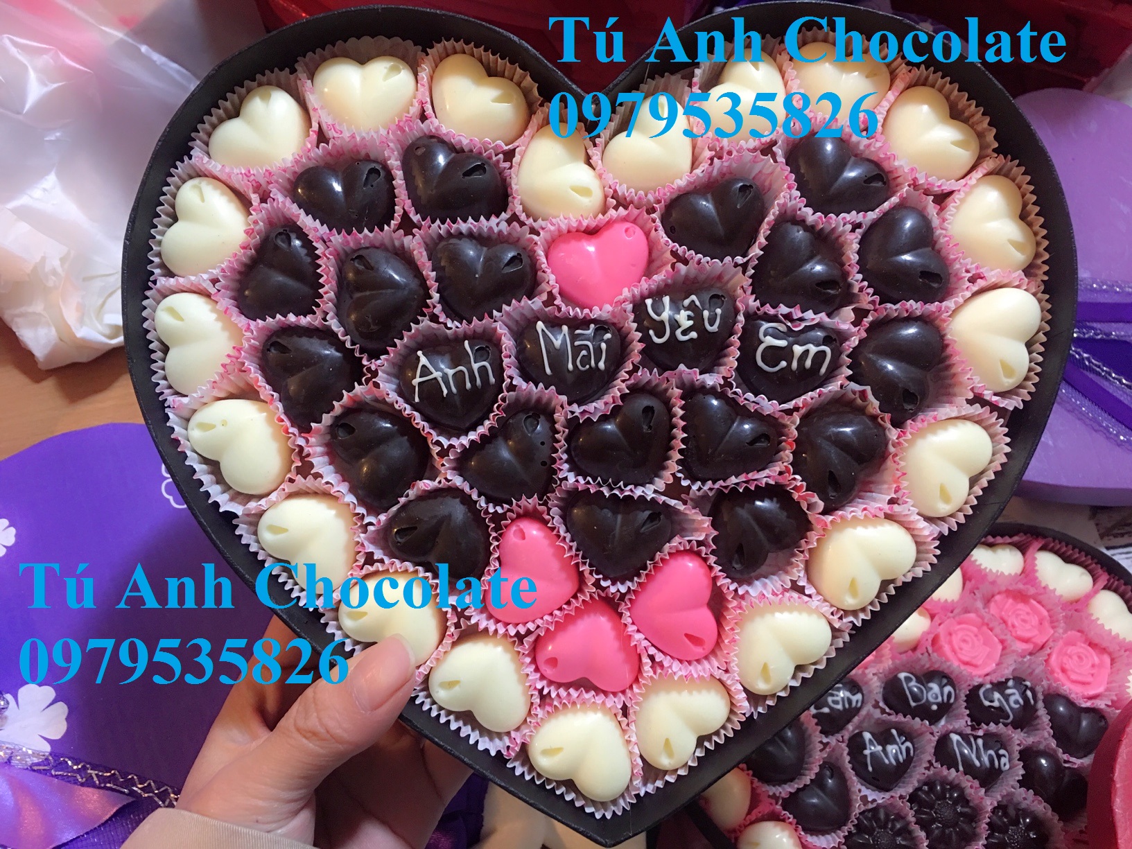 Những hình ảnh socola valentine 2019 ra mắt mới nhất của Tú Anh Chocolate