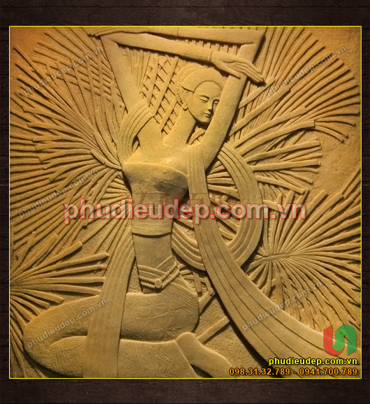 Tranh phu dieu thieu nu | Tranh phu dieu nghe thuat tai Ha Noi