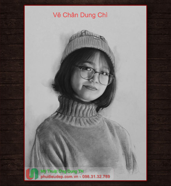 giá vẽ chân dung chì tại hà nội