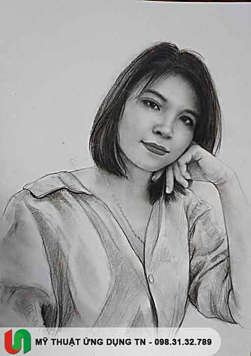 Nhận Vẽ Chân Dung Chì Chuyên Nghiệp Toàn Quốc