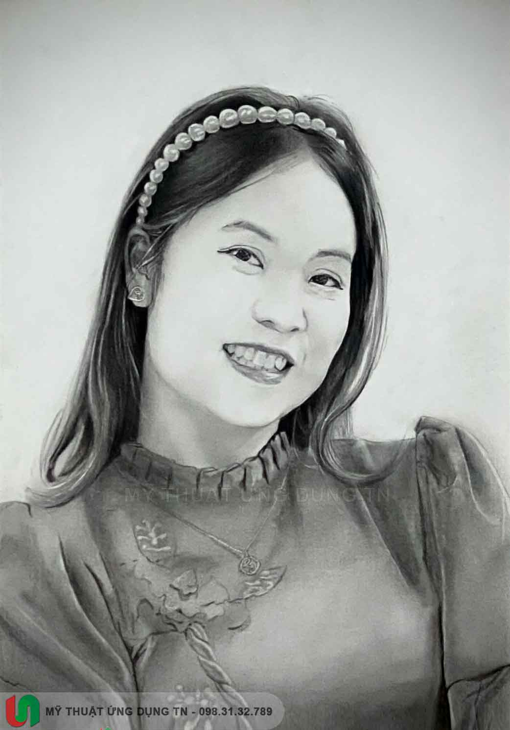 vẽ chân dung cô giáo - tranh vẽ chân dung cô giáo bút chì