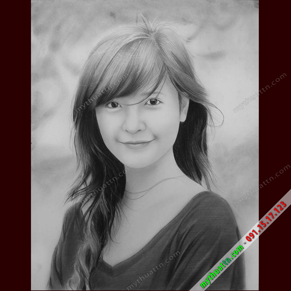 Tranh vẽ chân dung tang nguoi yeu