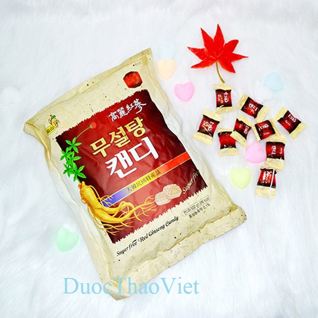 Kẹo Hồng Sâm Hàn Quốc Không Đường Koryo Food (500g/gói)
