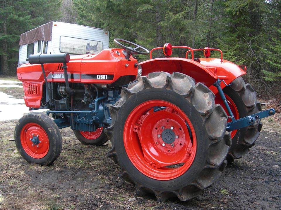 Thông số kỹ thuật máy cày Kubota L2601