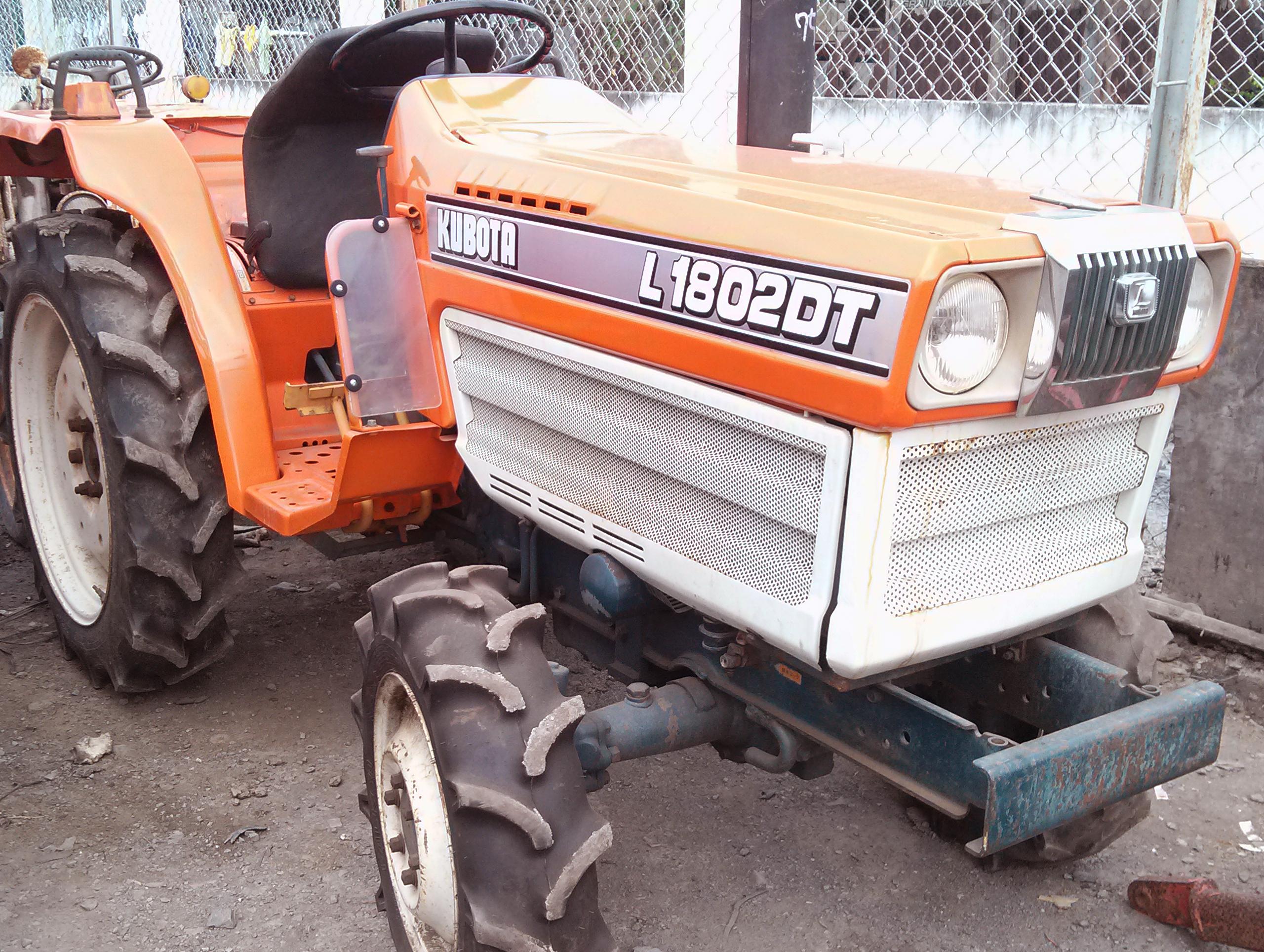 Thông số kỹ thuật máy cày Kubota  L1802