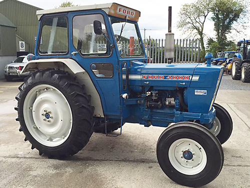 Thông số kỹ thuật máy cày Ford 4000