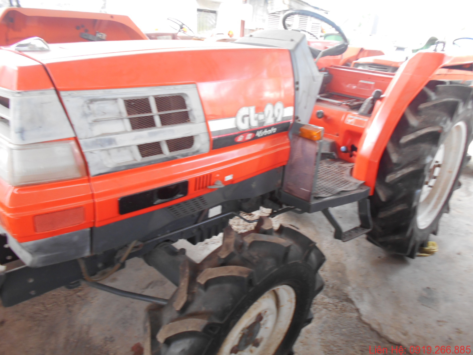 Thông số kỹ thuật máy cày Kubota GL29 ( GL-29)